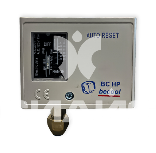 Реле высокого давления автоматическое Becool BC HP 5-30 бар